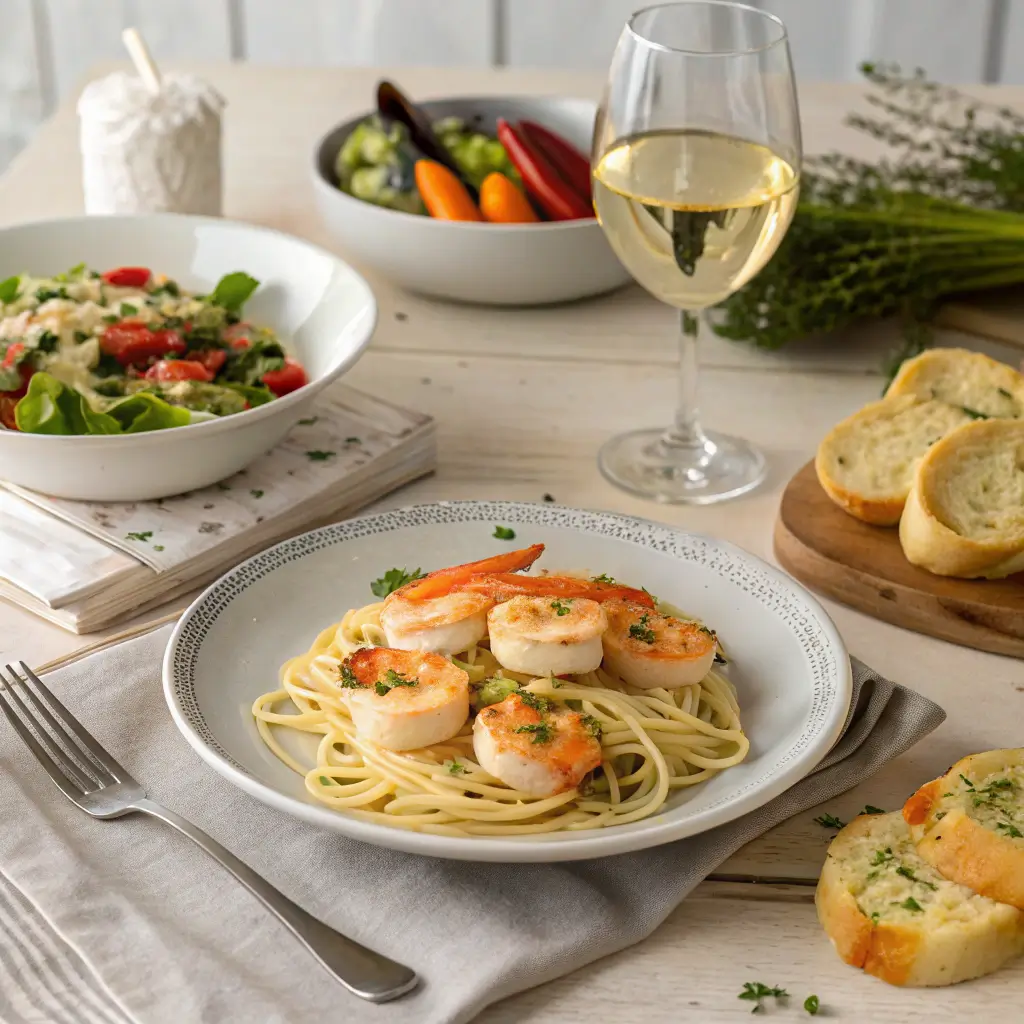 what to serve with shrimp scampi