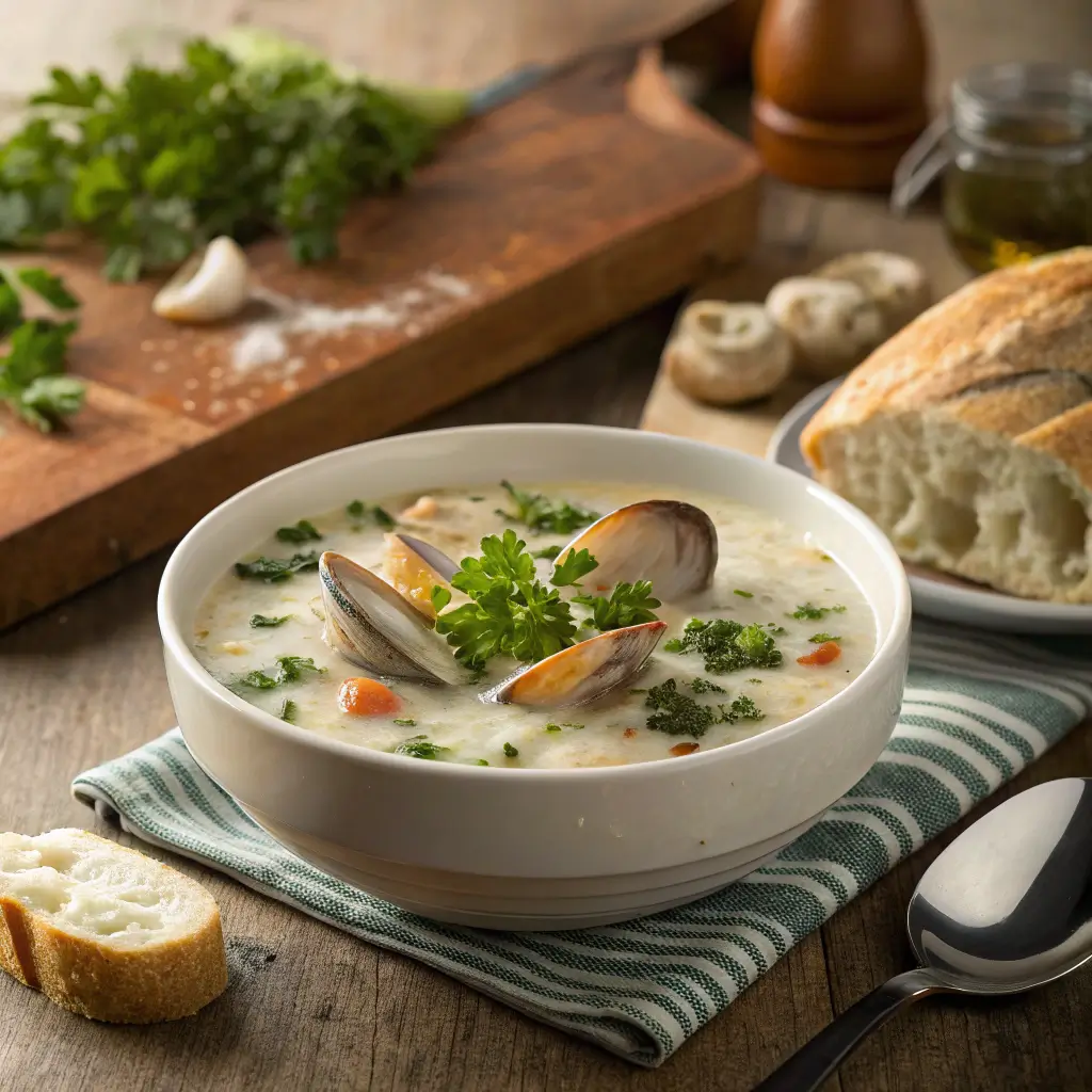 grandmother's clam chowder recipe