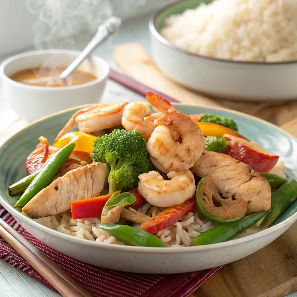 Bourbon Street Chicken and Shrimp