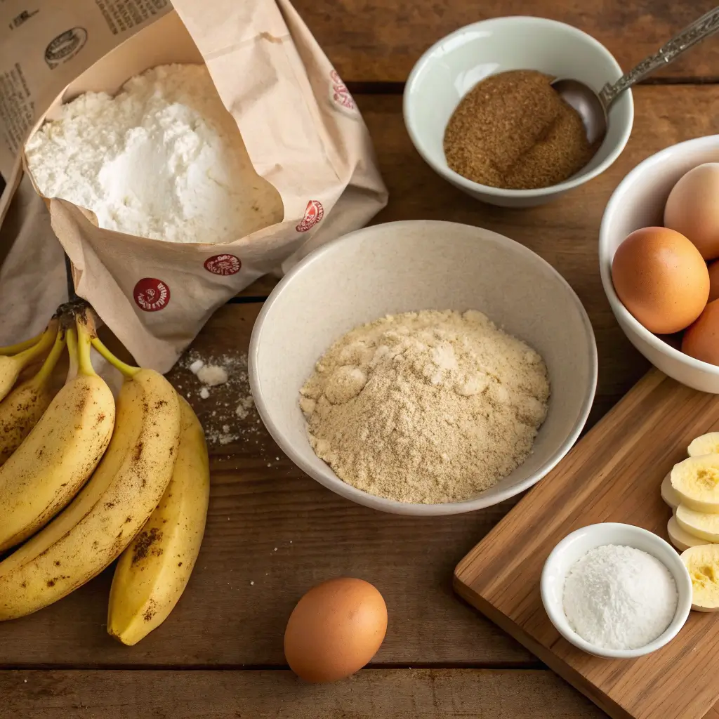 Ingredients for a Foolproof Banana Bread