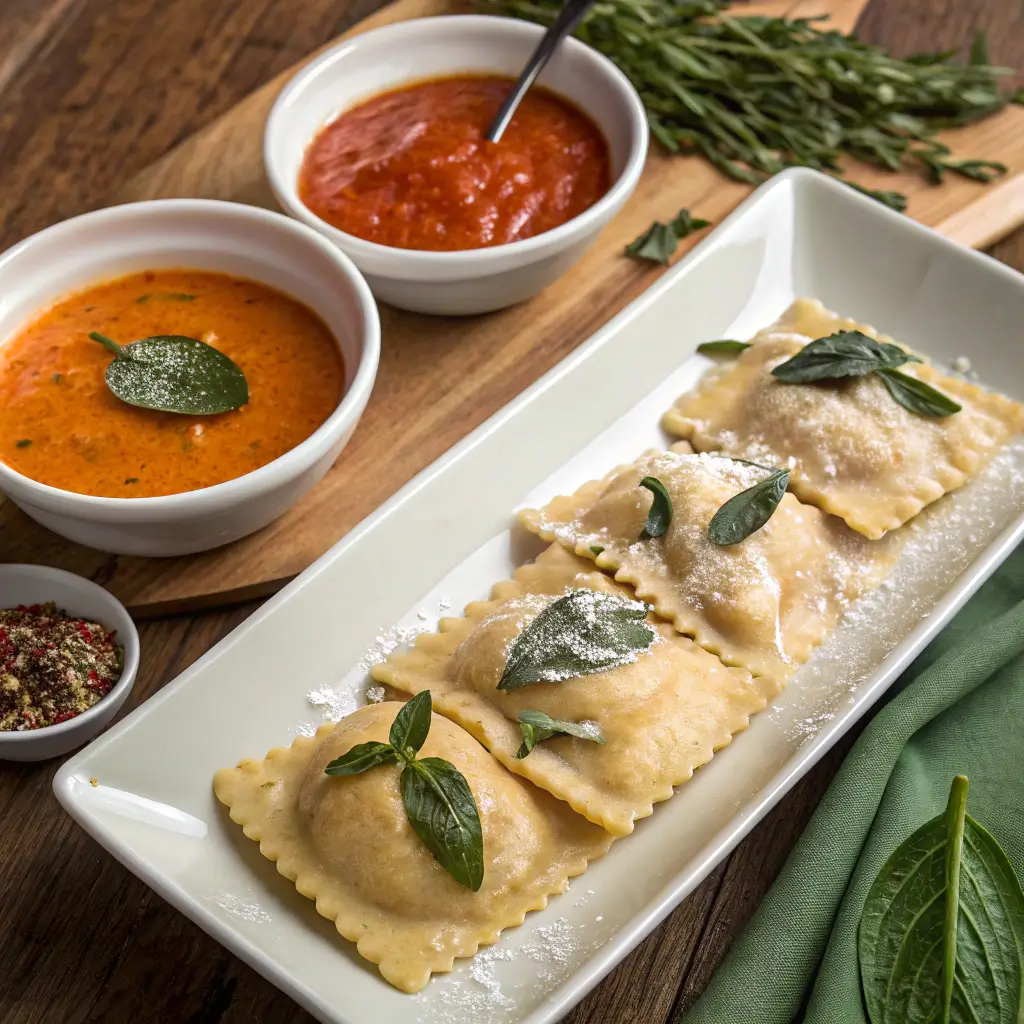 Classic Sauces for Butternut Squash Ravioli