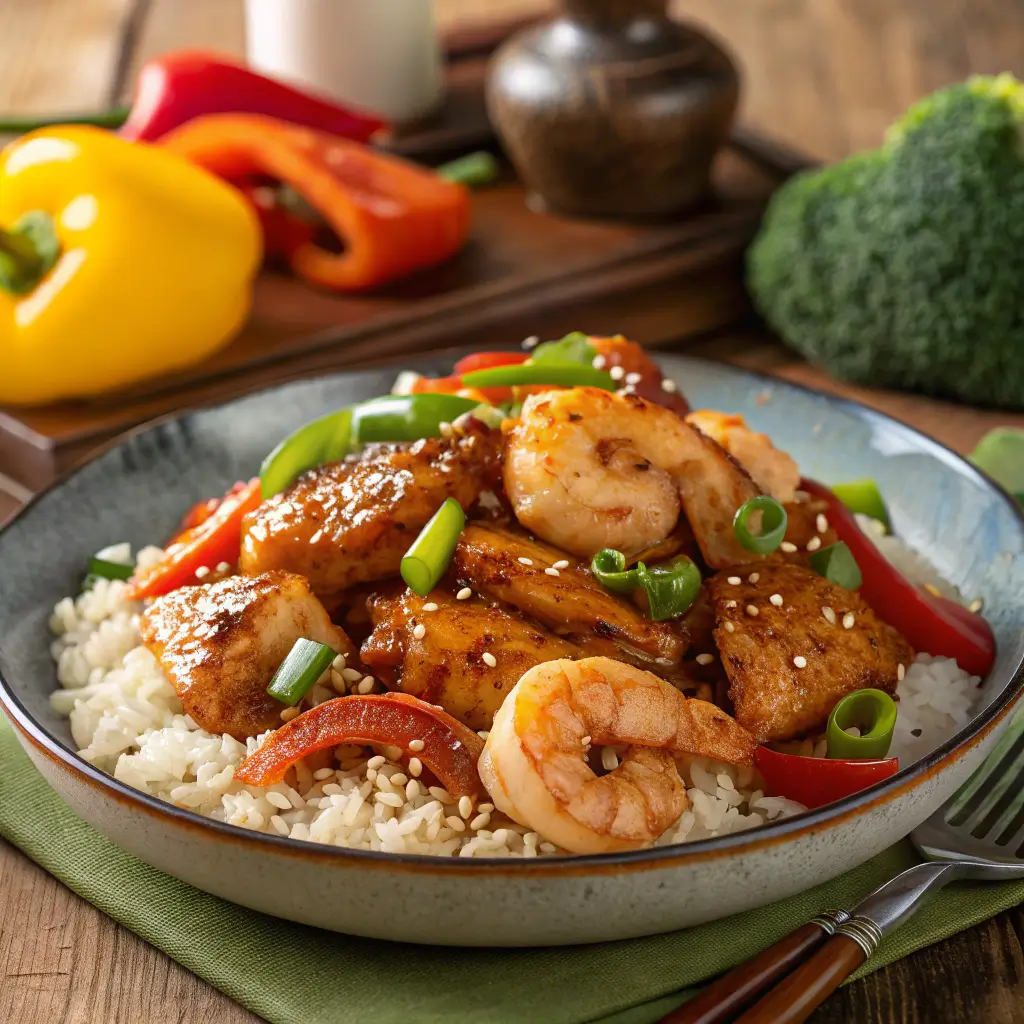 Chicken and Shrimp Stir-Fry